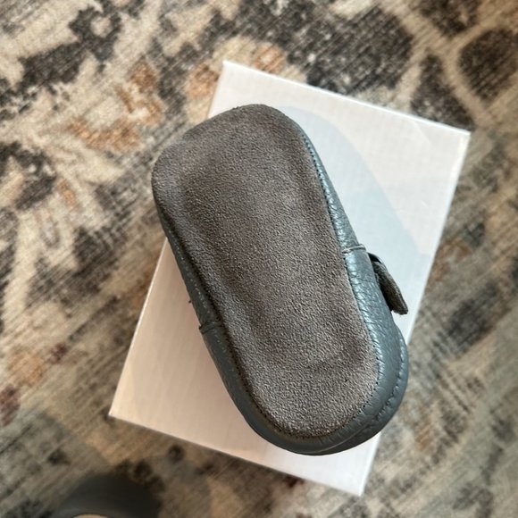 ASTON BABY Shaughnessy shoe in grey. 12-18 months - Picture 3 of 4